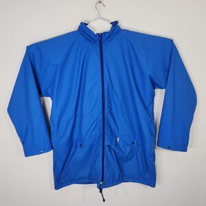Helly Hansen Lightweight Hooded Jacket Blue Mens Size Large G373